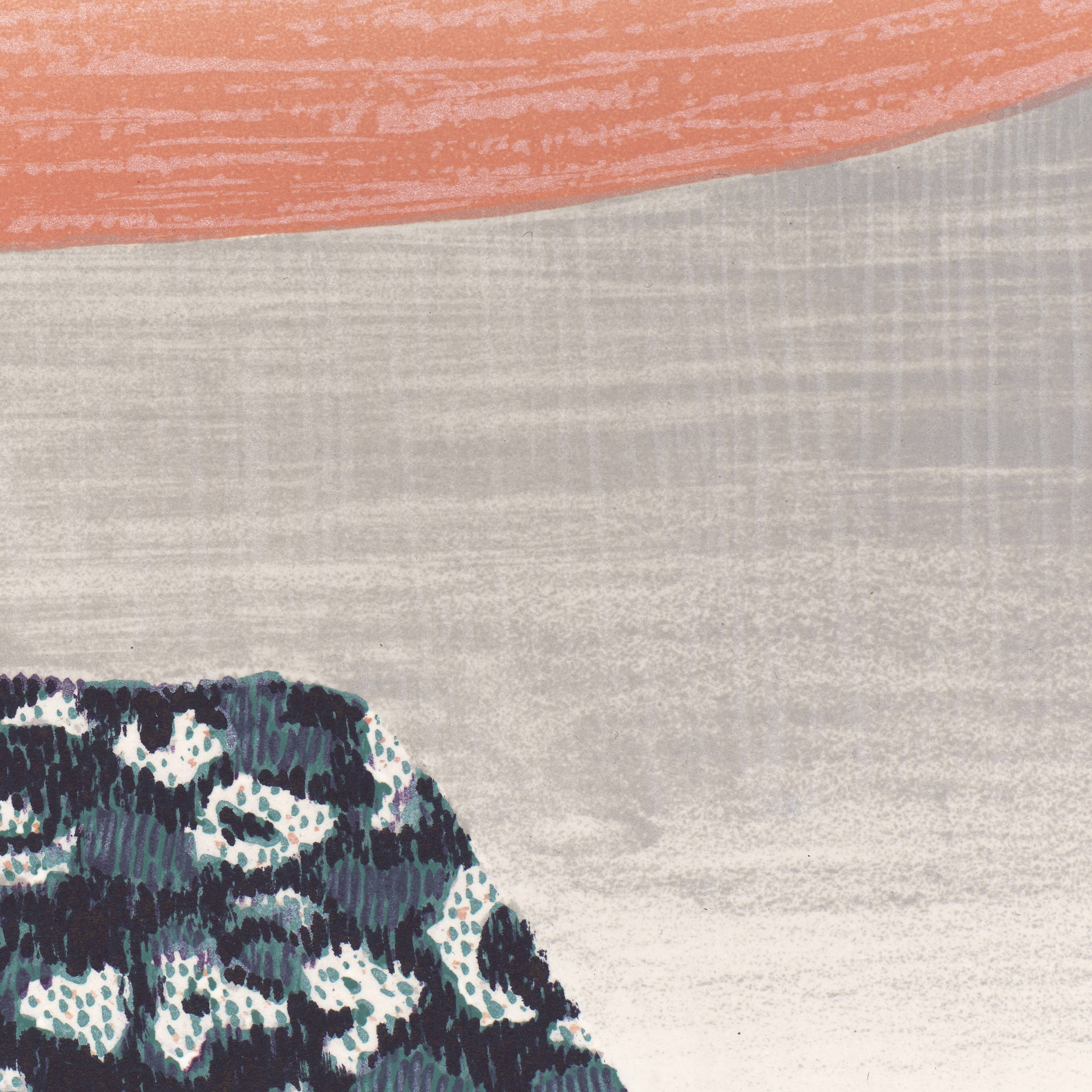 The story behind William Monk’s new lithograph, Mount Atom, 2025