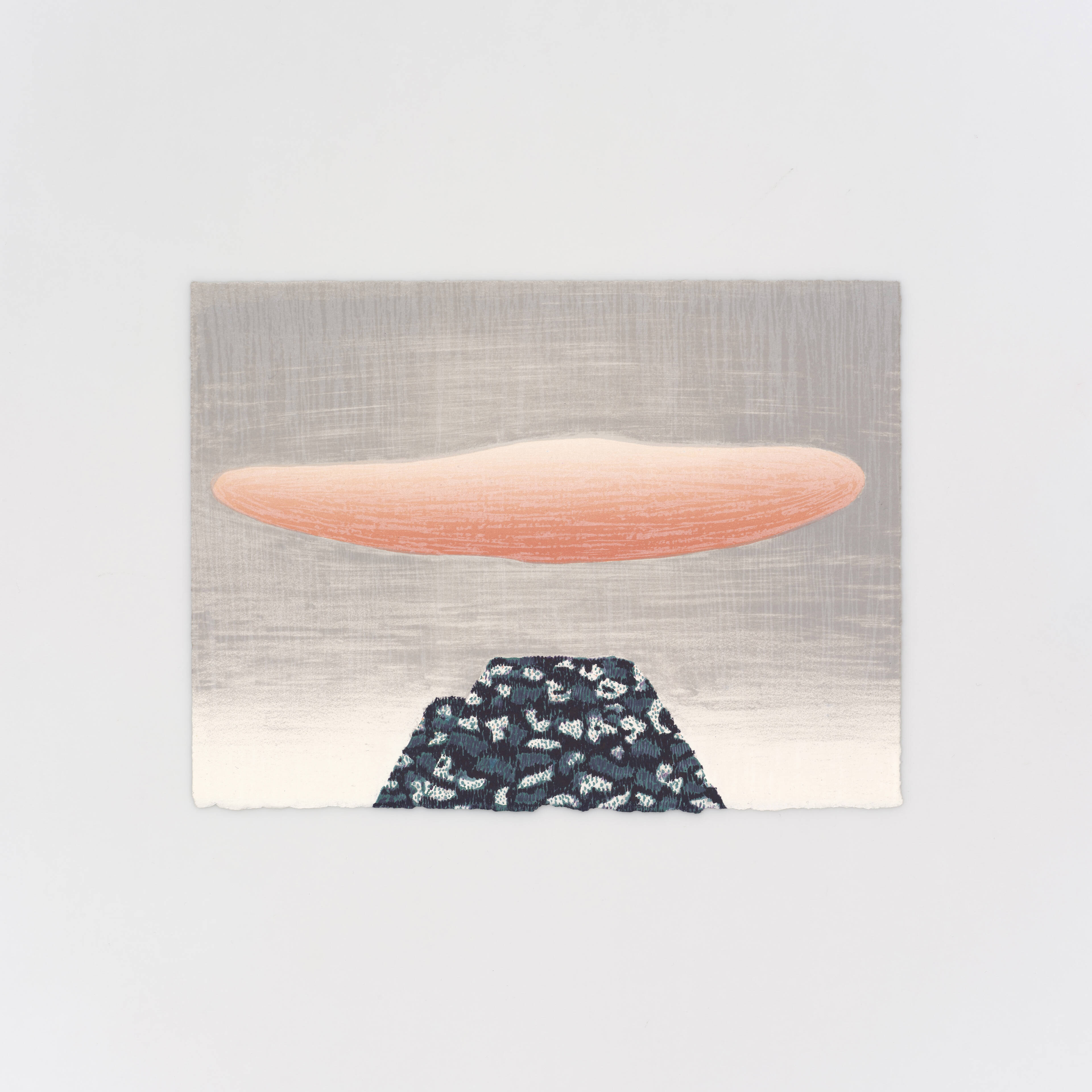 The story behind William Monk’s new lithograph, Mount Atom, 2025