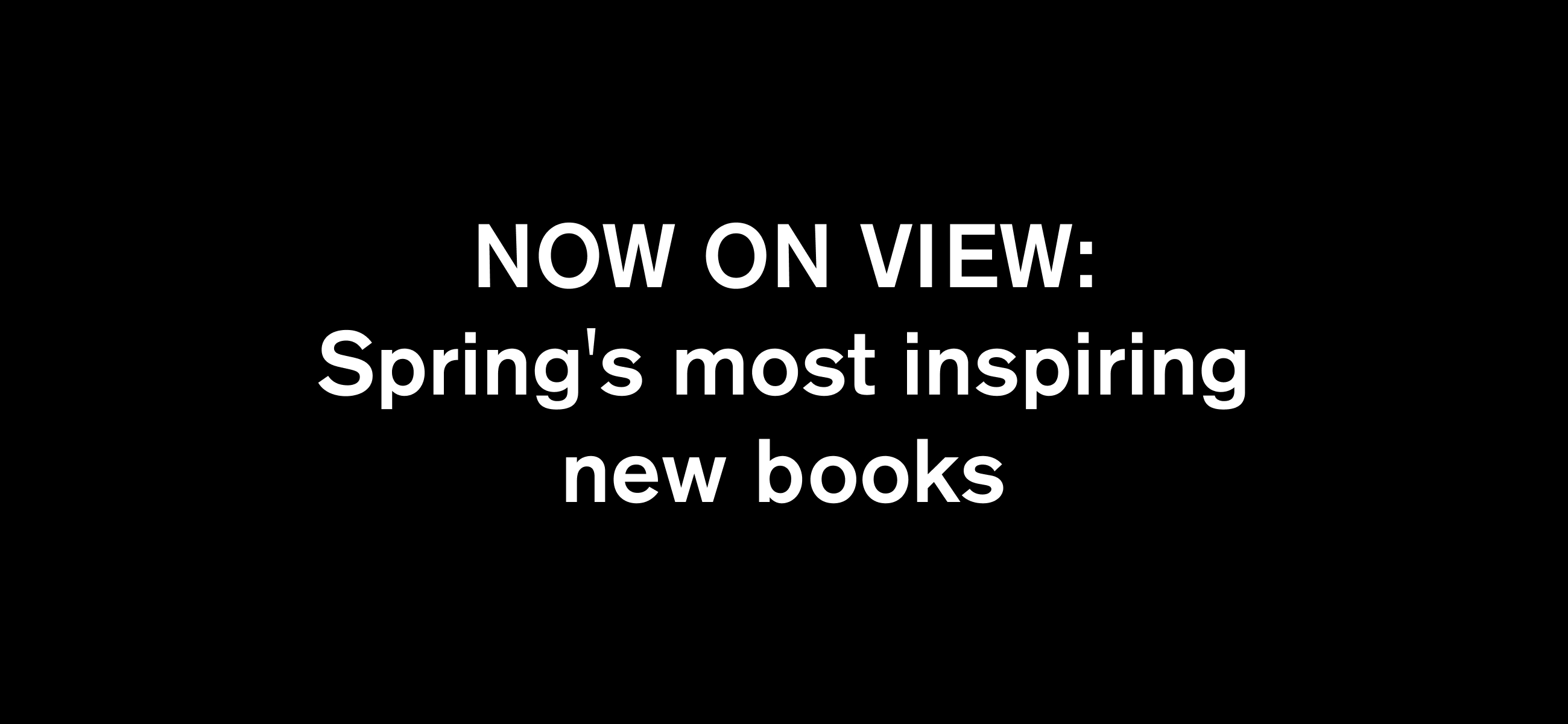 New Spring 2025 Books