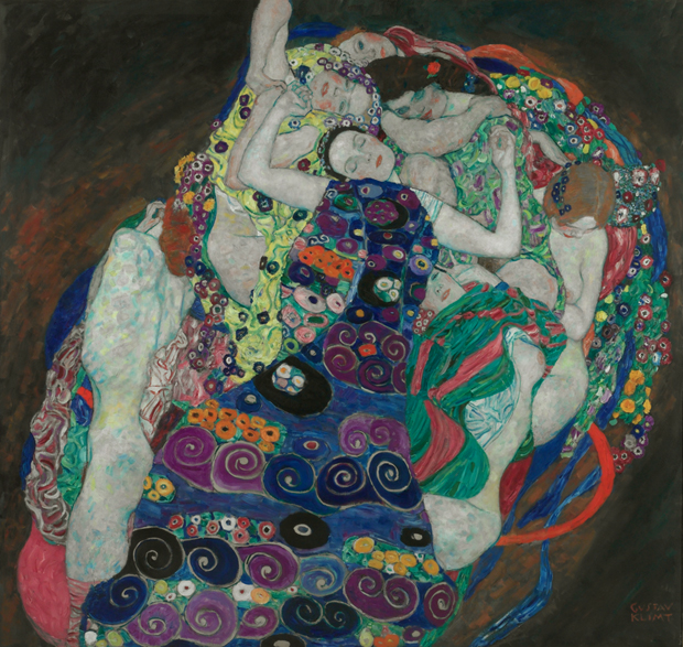 Gustav Klimt, The Virgin, 1912–13, oil on canvas, 190 x 200 cm (74¾ x 78¾ in) (National Gallery, Prague)