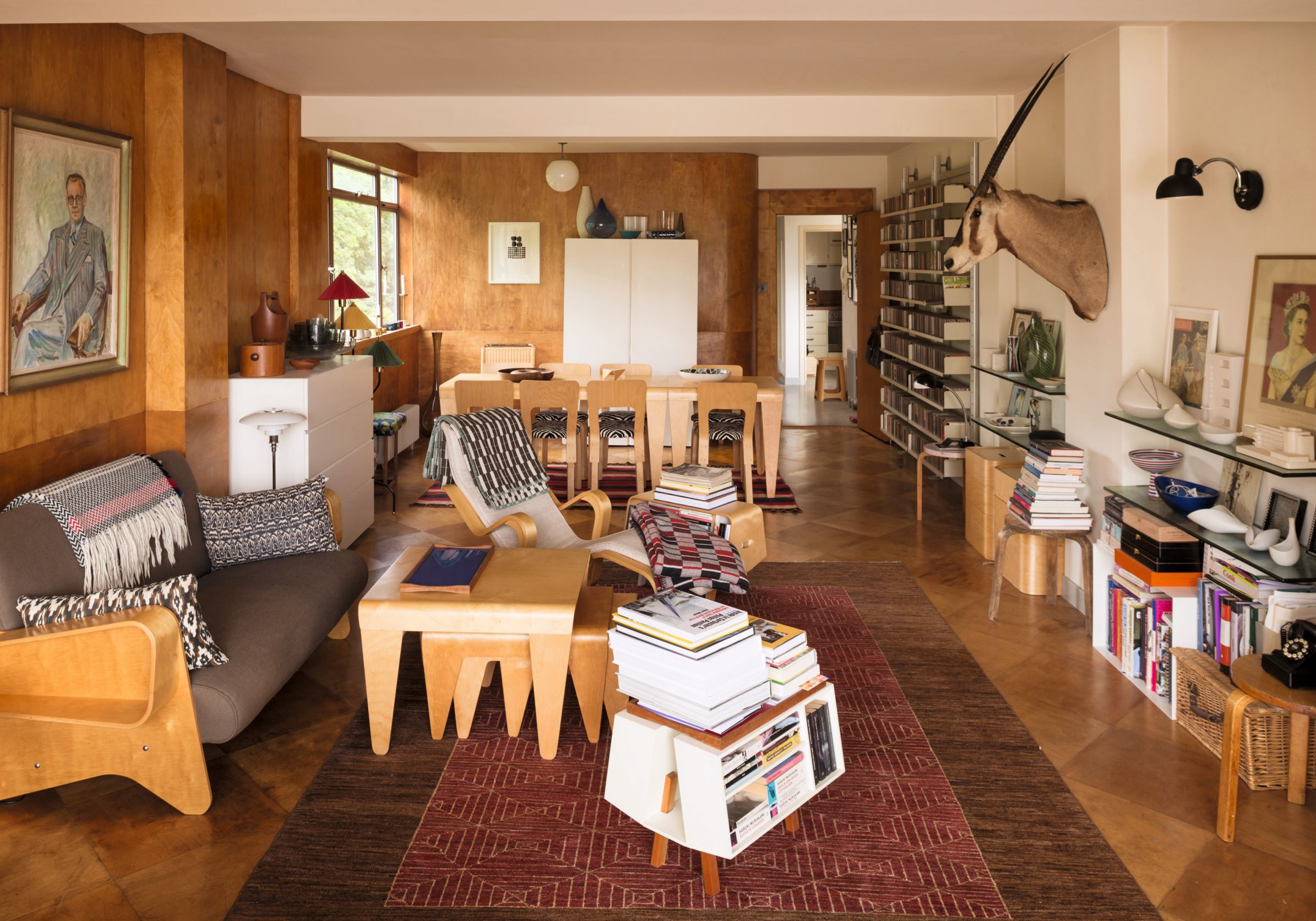 Isokon penthouse by Wells Coats, from Interiors
