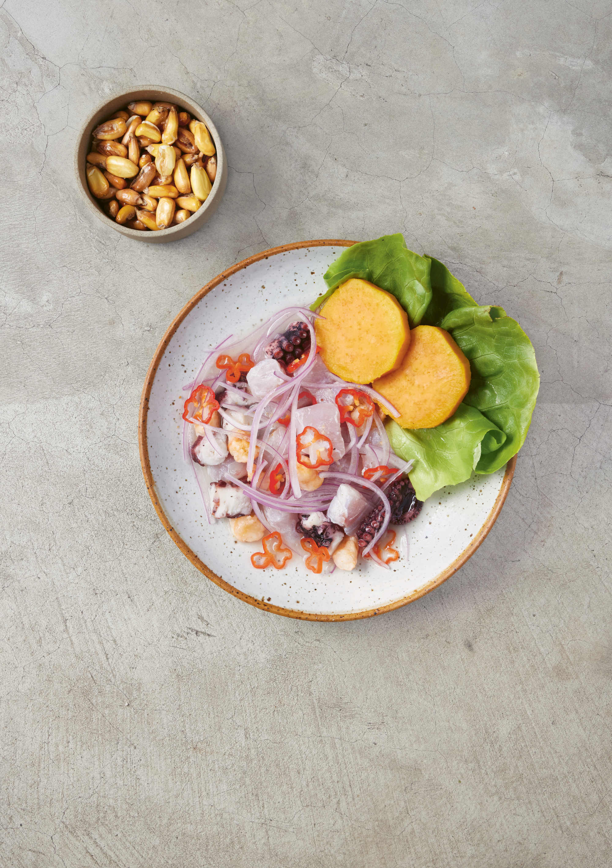 Street cart ceviche from The Latin American Cookbook