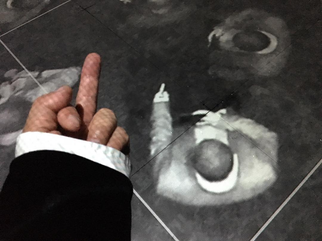 Ai Weiwei inside Hansel & Gretel. Image courtesy of Ai Weiwei's Instagram