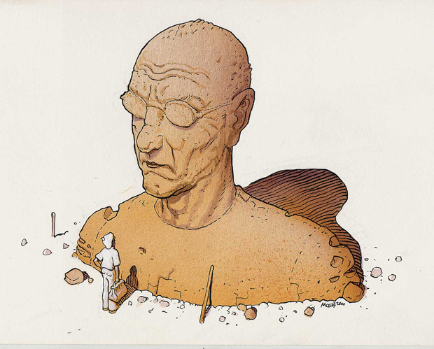 Moebius, Self Portrait (2000)