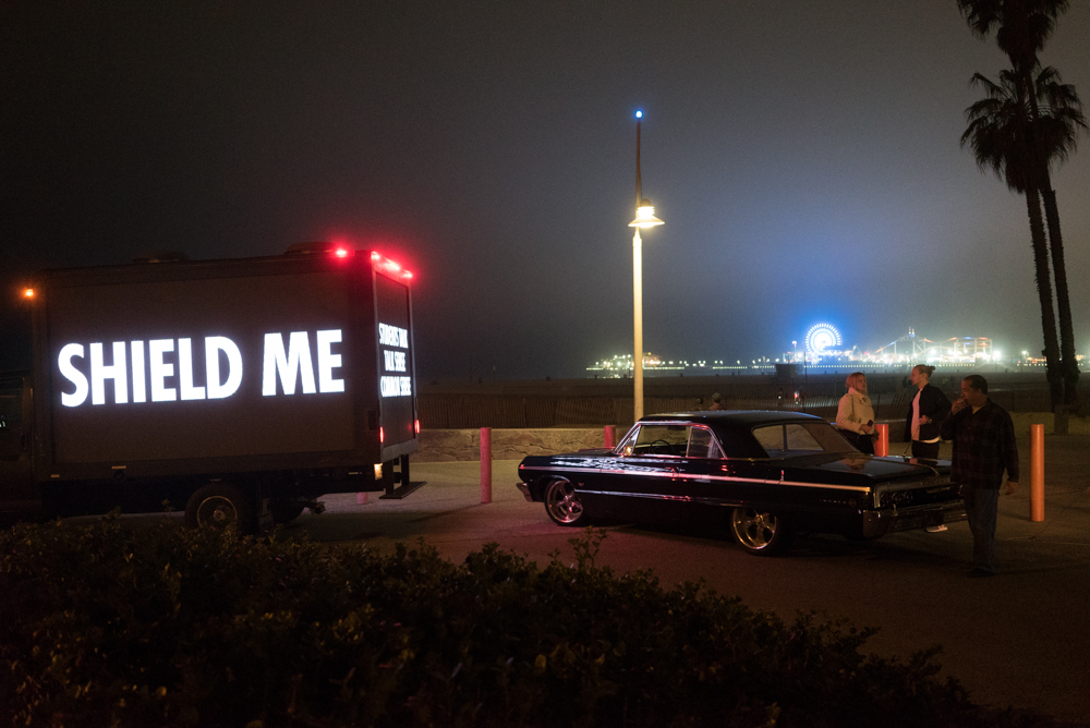 IT IS GUNS, 2018 © 2018 Jenny Holzer, photo Collin LaFleche