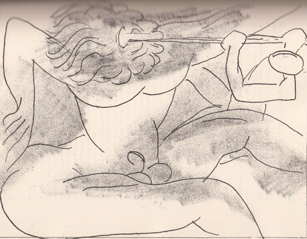 One of Matisse's 1934 illustrations for James Joyce's Ulysses