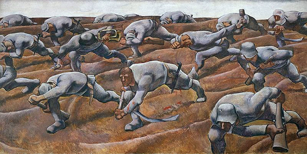 The Nameless Ones (1914-16) by Albin Egger-Lienz