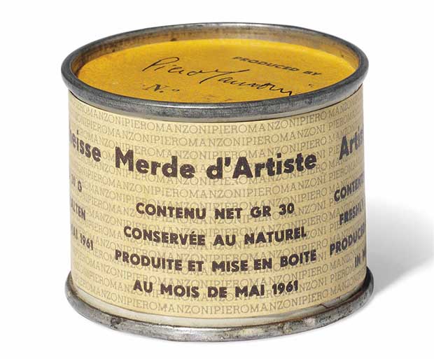 Artist's Shit (1961) by Piero Manzoni