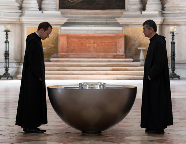 Perspectives by John Pawson installed in Basilica di San Giorgio Maggiore. Photograph by Gilbert McCarragher