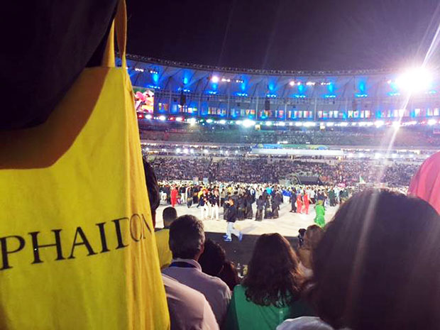 Our Phaidon tote spotted at Rio. Image courtesy of Nessia Pope