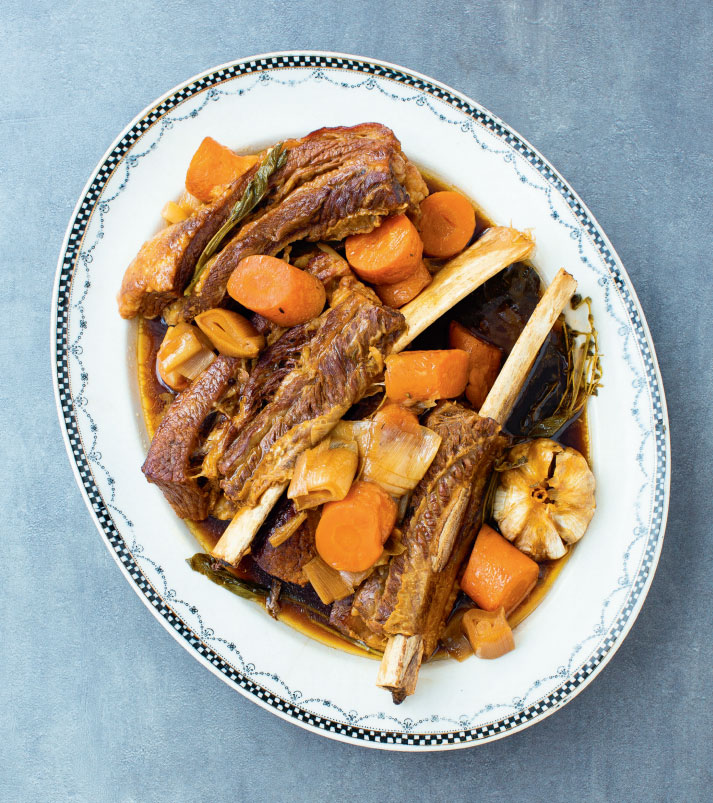 Beef ribs in stout, from The Irish Cookbook