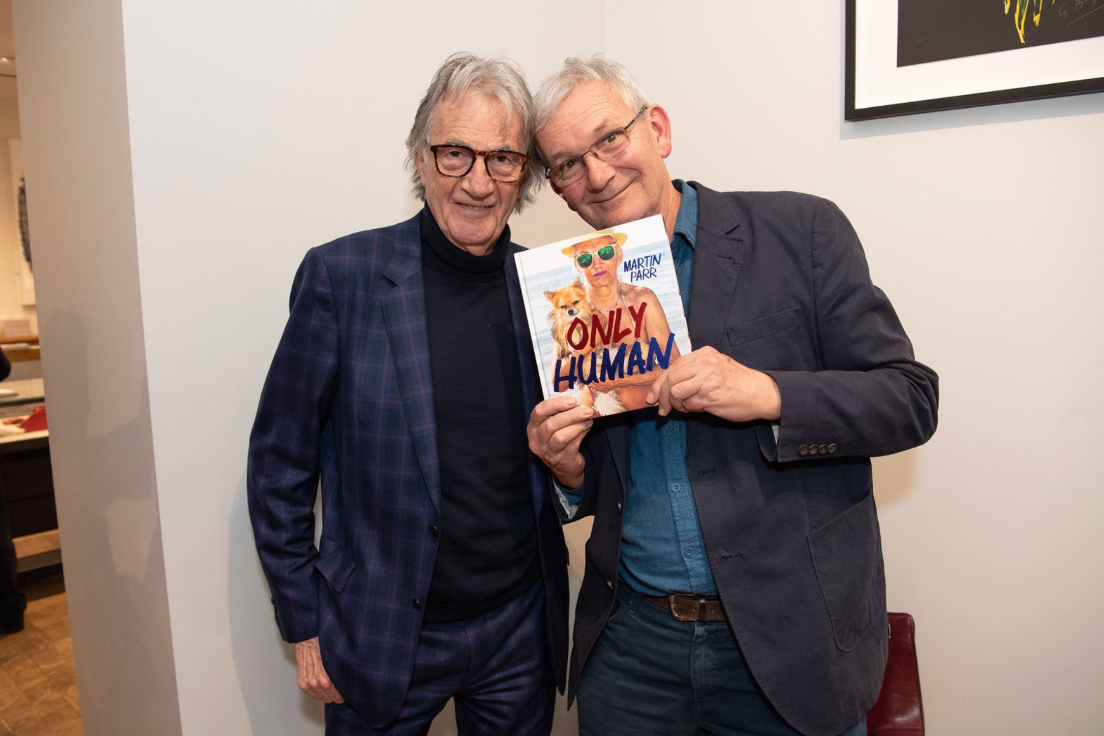 Sir Paul Smith and Martin Parr Photograph by James Mason