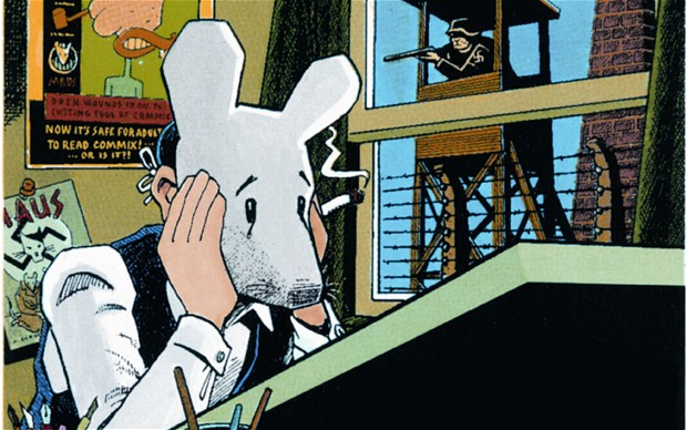 Self Portrait with Maus Mask, (1989) by Art Spiegelman