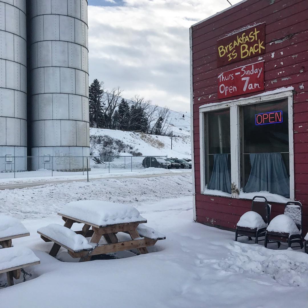 Stockyard Café, Bozeman, Montana by Stephen Shore. Image courtesy of Stephen Shore's Instagram 