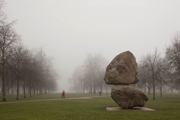 Rock on Top of Another Rock, 2012 - Fischli/ Weiss Serpentine Gallery, London copyright Peter Fischli David Weiss Photograph: Morley von Sternberg