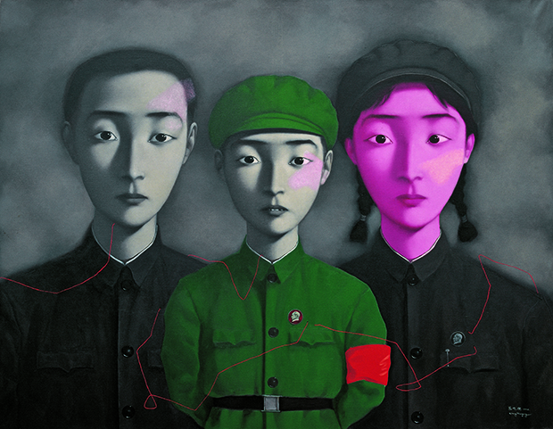 Bloodline - Big Family No 3 (1995) by Zhang Xiaogang